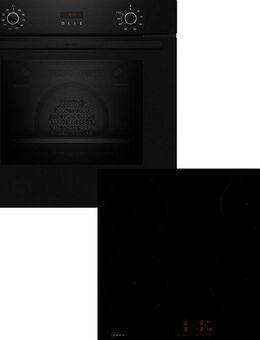 NEFF Backofen-Set BX46PIB0, mit Teleskopauszug nachrüstbar, Pyrolyse-Selbstreinigung, mit 7 verschiedenen Beheizungsarten