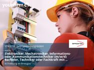 Elektroniker, Mechatroniker, Informations- oder Kommunikationstechniker (m/w/d) Bachelor, Techniker oder Fachkraft mit Berufserfahrung - Freiburg (Breisgau)