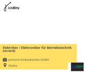 Elektriker / Elektroniker für Betriebstechnik (m/w/d) - Vlotho