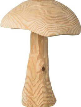 Creativ deco Dekoobjekt Pilz, Weihnachtsdeko, aus Tannenholz gefertigt