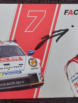 Jasin Ferati Porsche 992 #7 2022 Autogramkarte Original Unterschrift - Zwickau