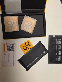 4 Stück Kameraschutz Kompatibel mit iPhone 15 Pro/iPhone 15 Pro Max, 9H Härte Hartglas, Kratzfest Bläschenfrei Kamera Schutzfolie, Ultra-klar - Burgoberbach