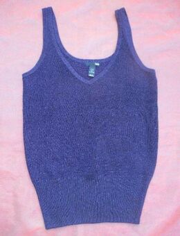 NEU * Edel * sexy * Abend * Ausgeh * Business * Freizeit * Lurex * Metallic- Glitzer * Strick * ärmelloses * Pullover * Top "H&M" Gr. 36- 38, 40/ S- M * aubergine * lila * violett * - Riedlingen
