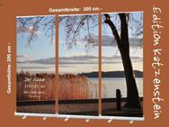 Bestatterbedarf - -Dekoration: Roll-Up Display Abendstimmung am Plattensee, 3er Set 300x20 cm - Hallenbedarf - Wilhelmshaven