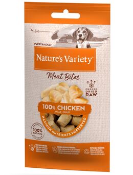 2 x Nature's Variety zum Sonderpreis! - Gefriergetrocknete Fleischhappen mit Huhn 2 x (20 x 20 g)