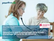 Gesundheits- und Krankenpfleger (m/w/d) oder Altenpfleger (m/w/d) für die Geriatrie - Bonn