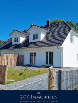 Doppelhaushälfte, 4 Zimmer, 107m², 700m² Grundstück, Erstbezug, Blick auf den Golfplatz inklusive! - Garz (Rügen)