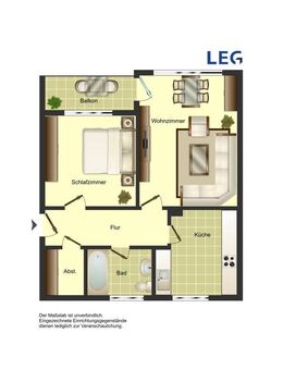 Ab September frei! 2-Zimmer-Wohnung in Bergkamen City - Bergkamen