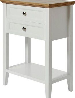 Jahnke Konsolentisch CLASSIC CONSOLE 60, Konsolentisch, Beistelltisch, 2 Schubladen und 1 Ablage, 60x34x78 cm