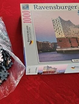 i06) 1x gelegtes Puzzle 1000 - Elbphilharmonie Hamburg 197842 - Ravensburger Puzzle - Garbsen