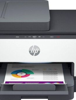 HP Smart Tank 7605 Multifunktionsdrucker, (Bluetooth, LAN (Ethernet), WLAN (Wi-Fi), Ohne Patronen, kompromisslos und bis 3 Jahre Tinte im Lieferumfang)