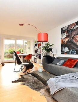 Helle, hochwertig möblierte Terrassenwohnung mit Stellplatz in Stuttgart Süd - Stuttgart