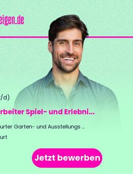Mitarbeiter Spiel- und Erlebniswelt (m/w/d) - Erfurt