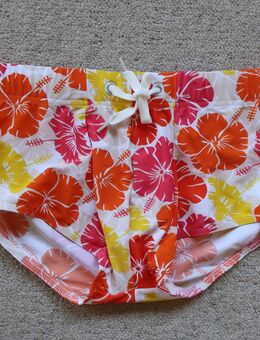 Oboy Beachwear Badehose Beachpants Flower Floral Blumen orange XL - Niddatal