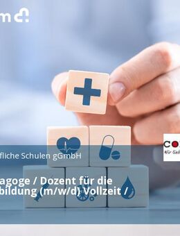 Pflegepädagoge / Dozent für die Pflegeausbildung (m/w/d) Vollzeit / Teilzeit - Berlin