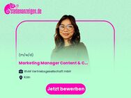 Marketing Manager (m/w/d) Content & Communication - Köln