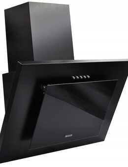 Dunstabzugshaube Schwarz LED 60cm Glas SILENT Leise - Wuppertal