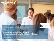 Dozent Wirtschaftsinformatik Festanstellung (m/w/d) Vollzeit / Teilzeit - Nürnberg