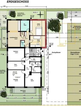 Flachdachwohnanlage mit genehmigter Bauvoranfrage (4 Einheiten, ca. 355 m² Wohnfläche)! - Gablingen