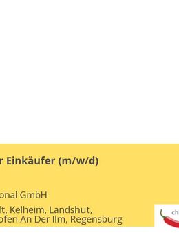 Technischer Einkäufer (m/w/d) - Landshut