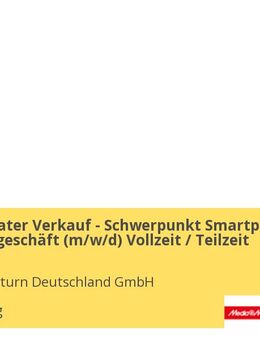 Kundenberater Verkauf - Schwerpunkt Smartphone & Vertragsgeschäft (m/w/d) Vollzeit / Teilzeit - Hamburg