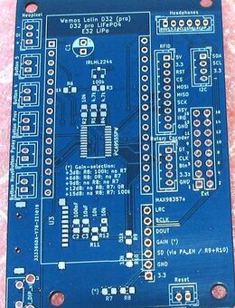 ESPuino -miniD32pro rev2.3_jst - Platine ohne Bauteile - NEU - Biebesheim (Rhein)