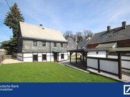 Stilvolles Fachwerkhaus mit Wohlfühlatmosphäre - Einfamilienhaus mit Kamin in naturnaher Lage - Steinberg (Sachsen)