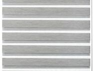 Doppelrollo de luxe, GARDINIA, halbtransparent, mit Bohren/ohne Bohren, freihängend, Klemm- oder Schraubmontage, hochwertiges Gesamtkonzept mit silbernen Metallkomponenten