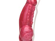 XR Brands - Resurrector Phoenix Spritzender Silikon-Dildo - Rot/Weiß - Lotte