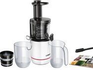 BOSCH Slow Juicer MESM500W, 150 W, für hartes Obst und Gemüse, sehr leise, leichte Reinigung