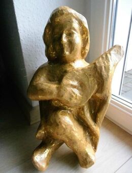 Engel Schwebeengel Pappmaché gold Deko Weihnachten Weihnachtsdeko zum Hängen 3,- - Flensburg