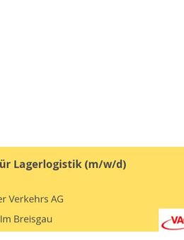 Fachkraft für Lagerlogistik (m/w/d) - Freiburg (Breisgau)