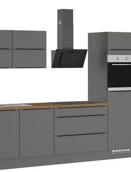 IMPULS KÜCHEN Küchenzeile "Toledo", Ausrichtung wählbar, Schubkästen mit Soft-Close, vormontiert, wahlweise mit E-Geräten, Breite 280 cm