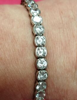 Armband echt Silber 925 mit 34 Zirkoniasteinen unbenutzt - Kerken