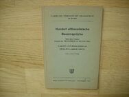 Hundert altfranzösische Bauernsprüche. Nach Adolf Toblers. Broschiert – 1955 von Erhard Lommatzsch (Mitwirkende) - Rosenheim