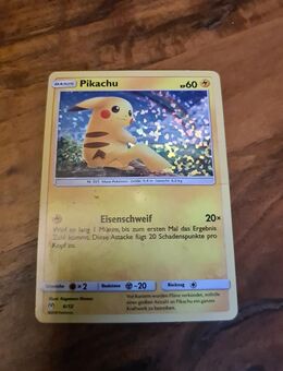 Pokemon Karte Pikachu 6/12 Rare Holo Deutsch McDonalds Collection 2019 selten deutsch - Essen