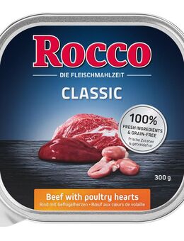 Rocco Classic Schale 9 x 300 g - Rind mit Geflügelherzen