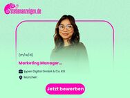 (Junior) Marketing Manager (m/w/d) - Grünwald