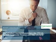 Werkstudent Vorstandsassistenz des CFO im Bereich Corporate Finance und M&A (m/w/d) - Jena