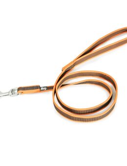 Julius-K9 Color & Gray Super-Grip Leine mit Handschlaufe - 120 cm lang, 20 mm breit