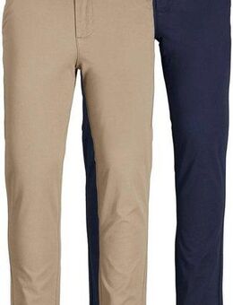 Jack & Jones Chinohose SLIM FIT MARCO 2PCS (Packung, 2-tlg., 2er-Pack)