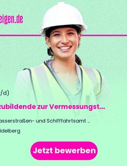 Auszubildende zur Vermessungstechnikerin / Auszubildender zum Vermessungstechniker (m/w/d) - Heidelberg