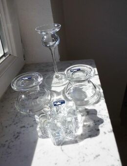 4 Leonardo Glas Leuchter zus. 9,- Sunday Kerzenleuchter Teelichthalter Kerzenständer Kerzenhalter Tischlichter - Flensburg