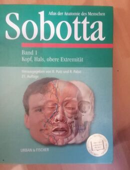 Atlas Anatomie Atlanten Sobotta Band 1 Kopf Hals obere Extremität - Hamburg Wandsbek