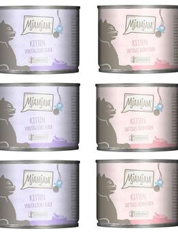 Probierpaket MjAMjAM Kitten 6 x 200 g - Mixpaket (2 Sorten)