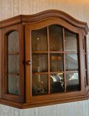 Wandvitrine aus Eichenholz - rustikal in 69509