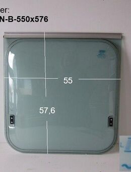 Original Wohnwagenfenster BAD ca 55 x 57,6 Parapress PPG-RX D2163 (ca BJ 1990-2000) - neue Lagerware mit Lagerspuren - Schotten Zentrum