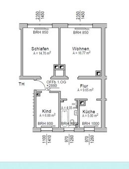 3-Zimmer-Wohnung - Ostrau