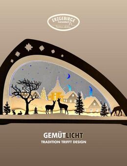 Weigla LED Schwibbogen Stille Nacht, Erzgebirge garantiert, aus Buchenholz & Acrylglas