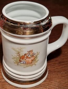 Bierkrug aus Polen ca. 0,5 l, Porzellan - Essen